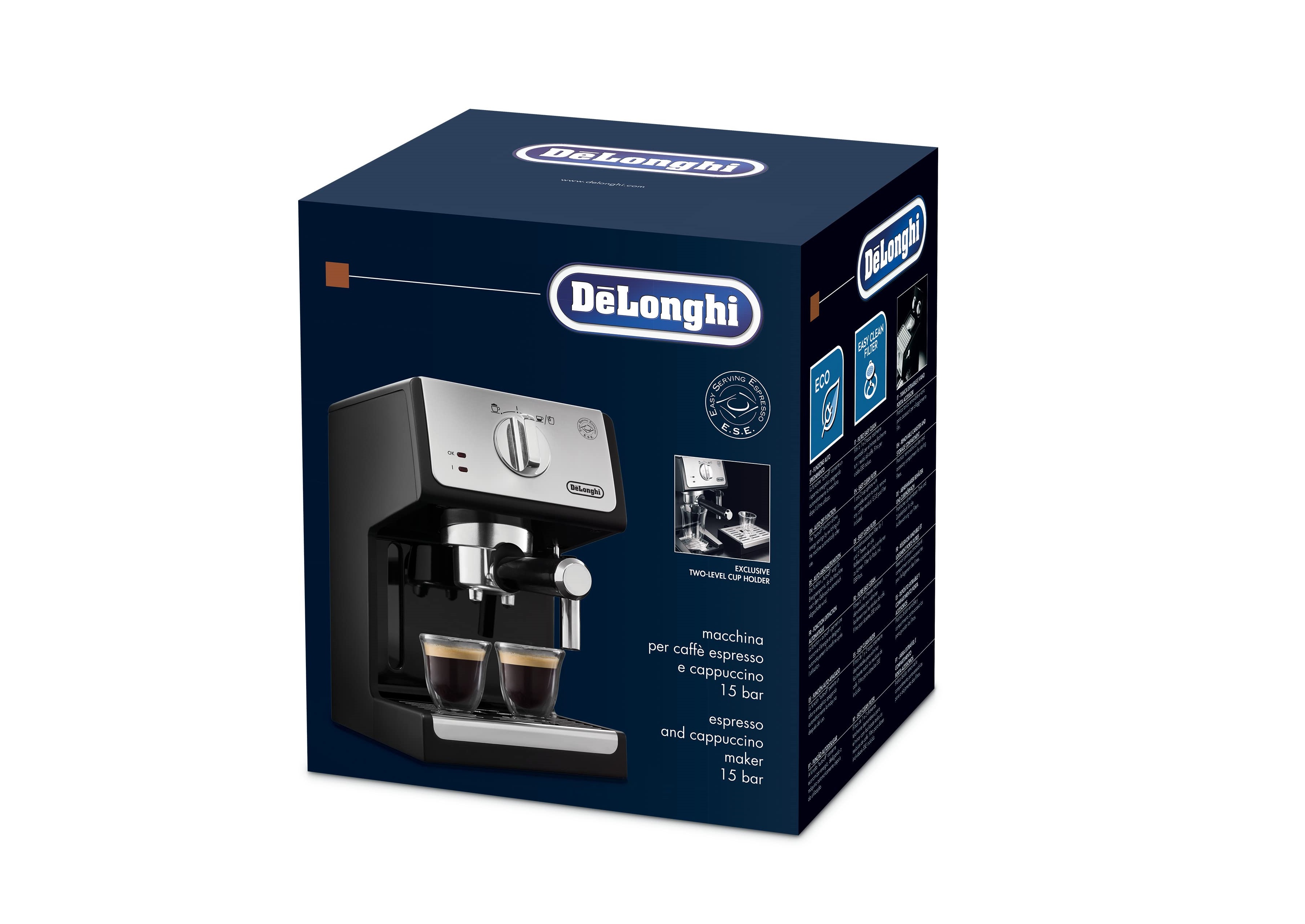 Delonghi ECP33.21.BK Black Pump Espresso Coffee Machine