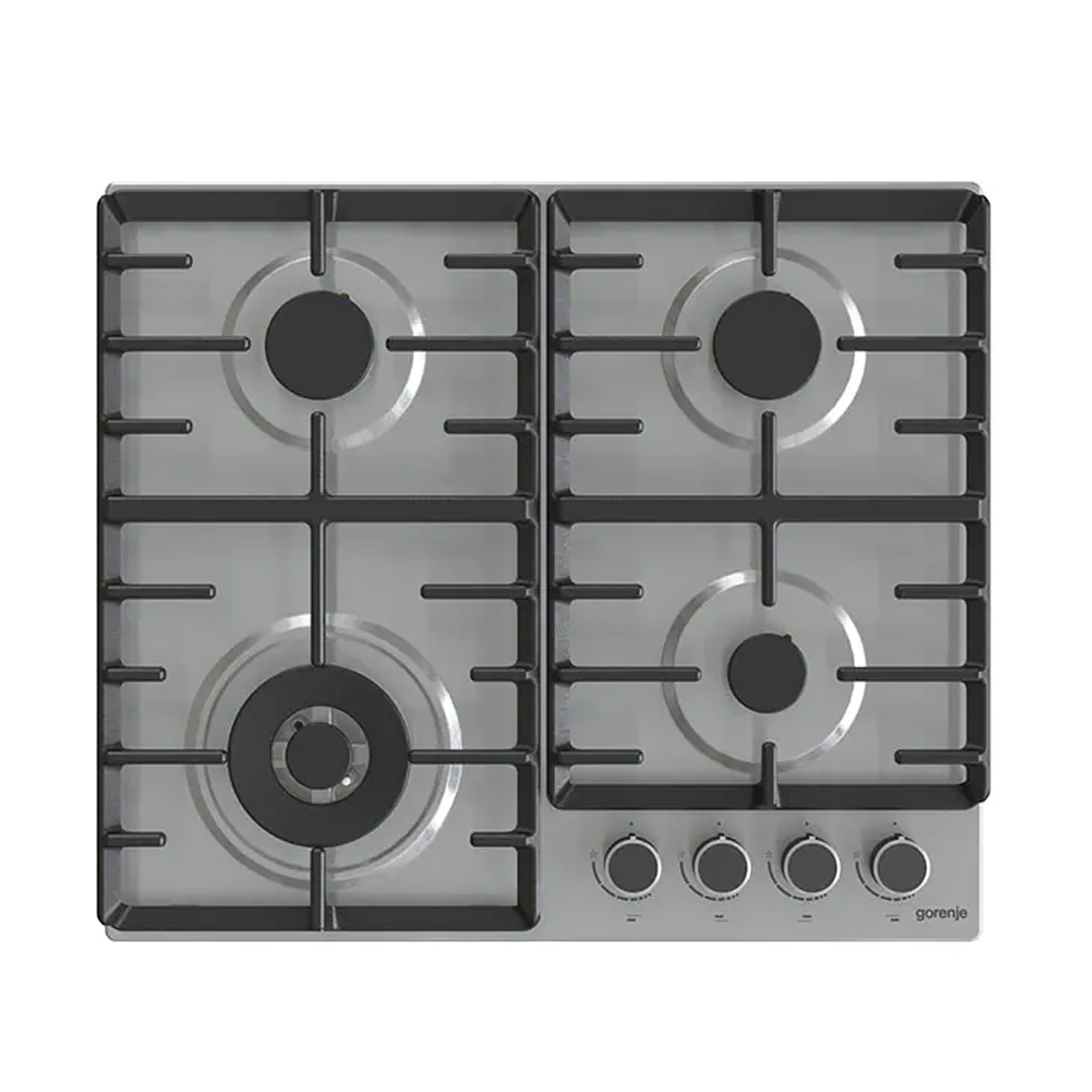 Get Hoover HGL64SX Built-In Stove, 4 Gas Burners, 60×60 cm - Silver with  best offers