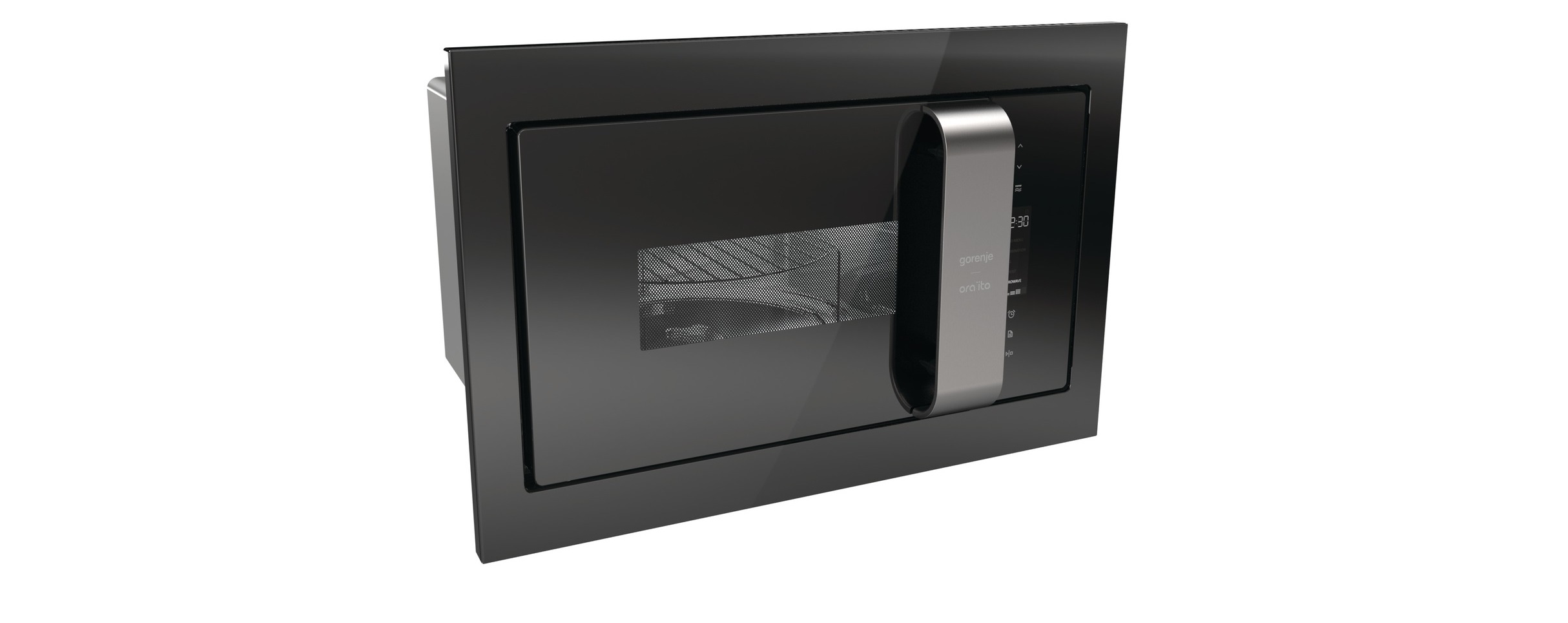 Gorenje Built-In Electric cm, Liters, Digital With BM235ORAB Grill, 60 Black 23 Microwave 
