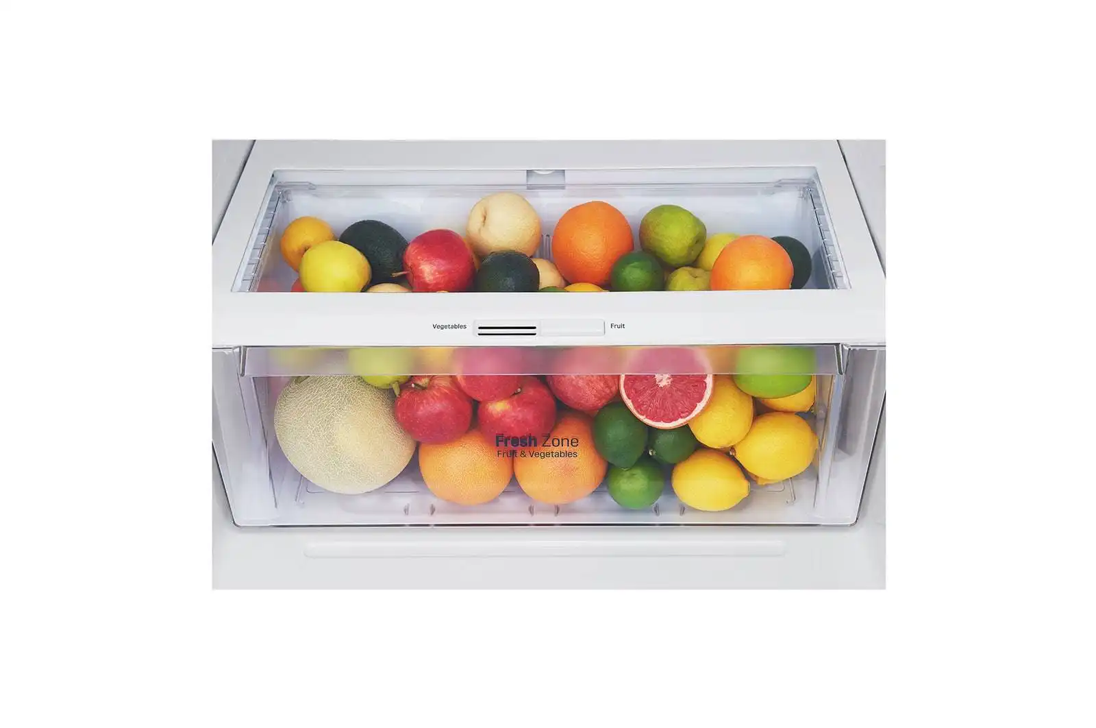 LG Refrigerator No Frost, 509 Liter, with Inverter Motor, Silver - GN-F722HLHL