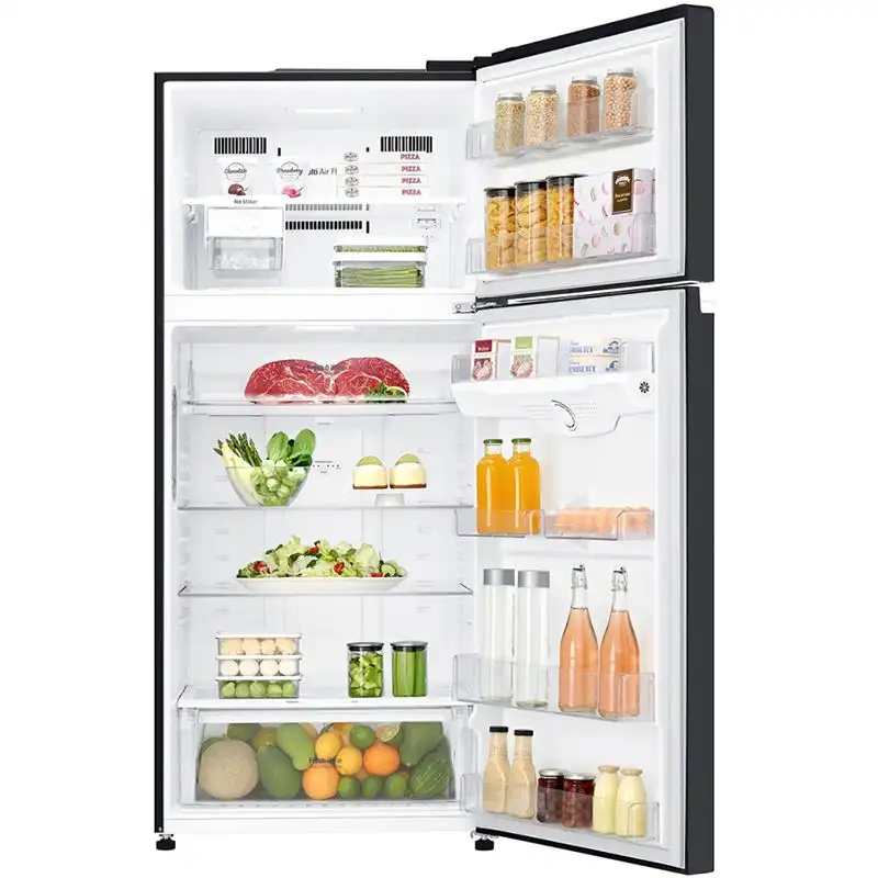 LG No Refrigerator Frost , 506 Litre, with Inverter Motor , Black - GN-C722SGGL