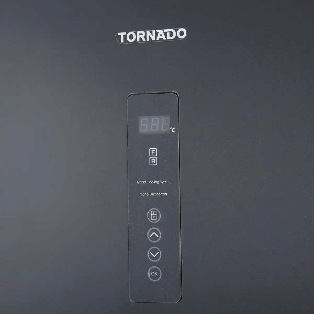 Tornado Refrigerator, 2 Doors, 450 Liter, Black - RF-580AT-BK