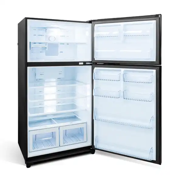 ثلاجة كريازير، نوفروست، انفرتر، 625 لتر، أسود - KH625LN/15-B