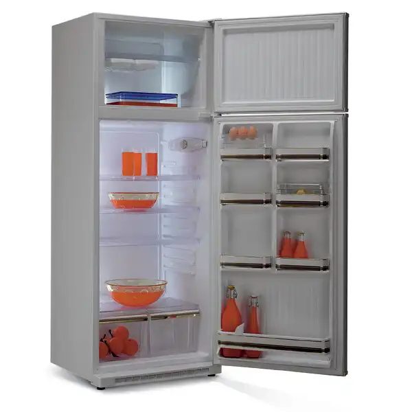 ثلاجة كريازير الماظه، ديفروست، 350 لتر، فضي - KR350/4