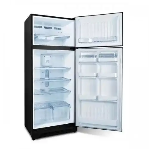 ثلاجة كريازى، 535 لتر، 2 باب، نوفروست، توين تربو، اسود - E570 NV/2-B