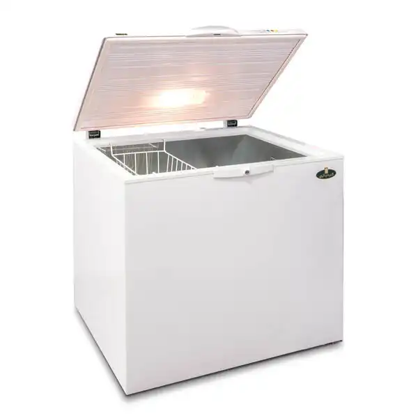 Kiriazi Freestanding Chest Freezer, Defrost, 336 Liter, White - E336