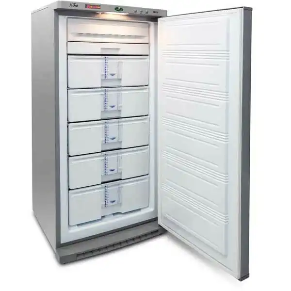 ديب فريزر راسي ديجيتال كريازي، 5 درج، سعة 230 لتر،  فضي - E230N5/3