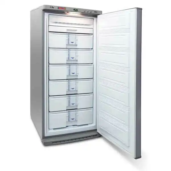 ديب فريزر راسي ديجيتال كريازي، 6 درج، سعة 250 لتر،  فضي - E250N6/3