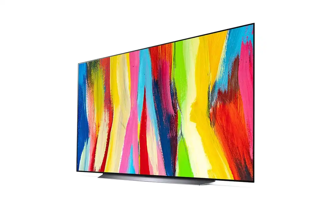 LG OLED TV 77 Inch C2 Series, Cinema Screen Design 4K Cinema  - OLED77C26LA