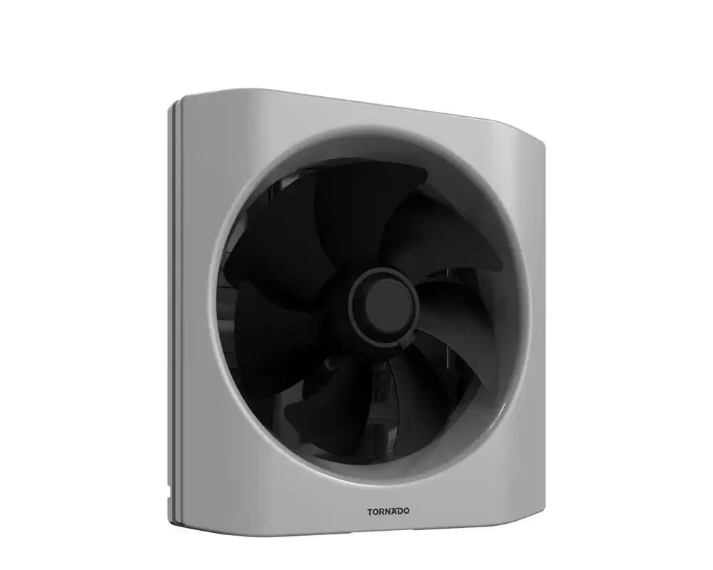 TORNADO Kitchen Ventilating Fan, 25 cm, Black / Grey - TVH-20BG