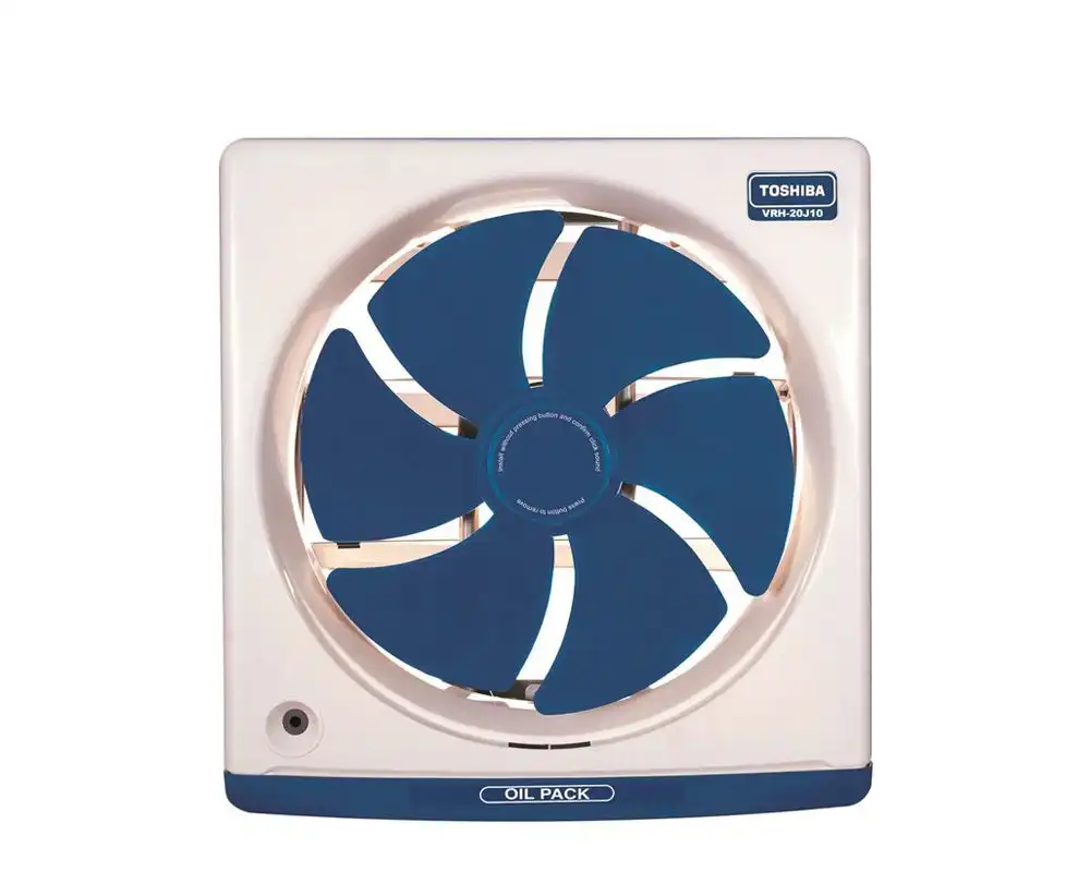 TOSHIBA Kitchen Ventilating Fan, 20 cm, Oil Drawer, Blue Or Creamy - VRH20J10