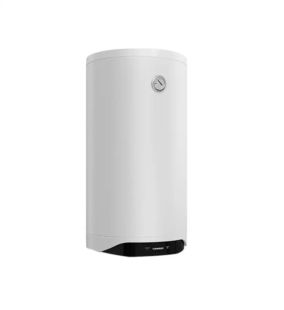 TORNADO Electric Water Heater 80 Liter, Enamel, LED lamp, White - TEEE-80MW