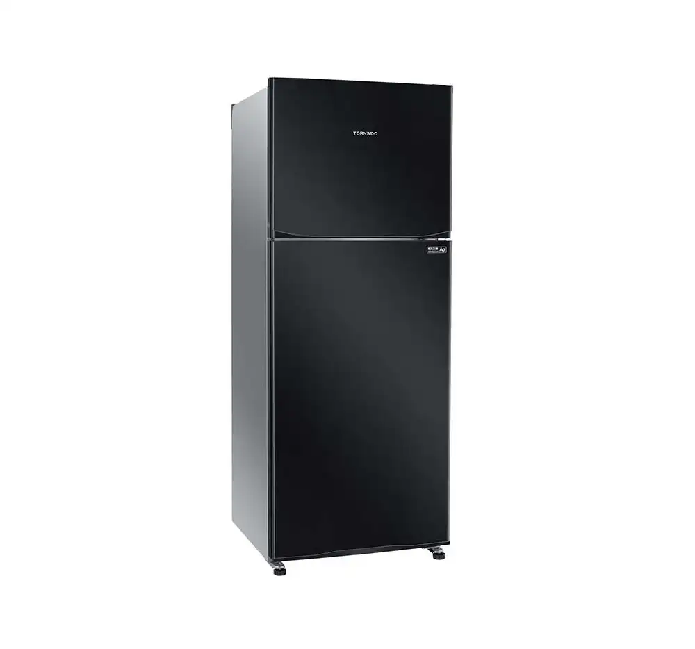 ثلاجة تورنيدو، نوفروست 386 لتر ، أسود - RF-480T-BK