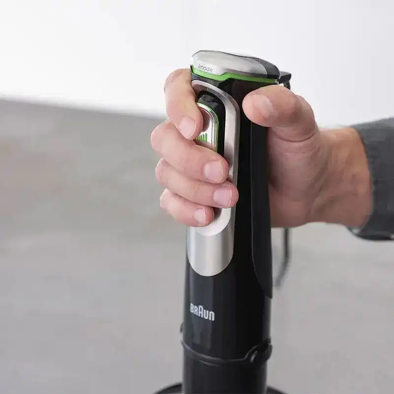 Braun MultiQuick 9 Hand Blender Set, 1200 Watt, Silver / Black - MQ 9135XI