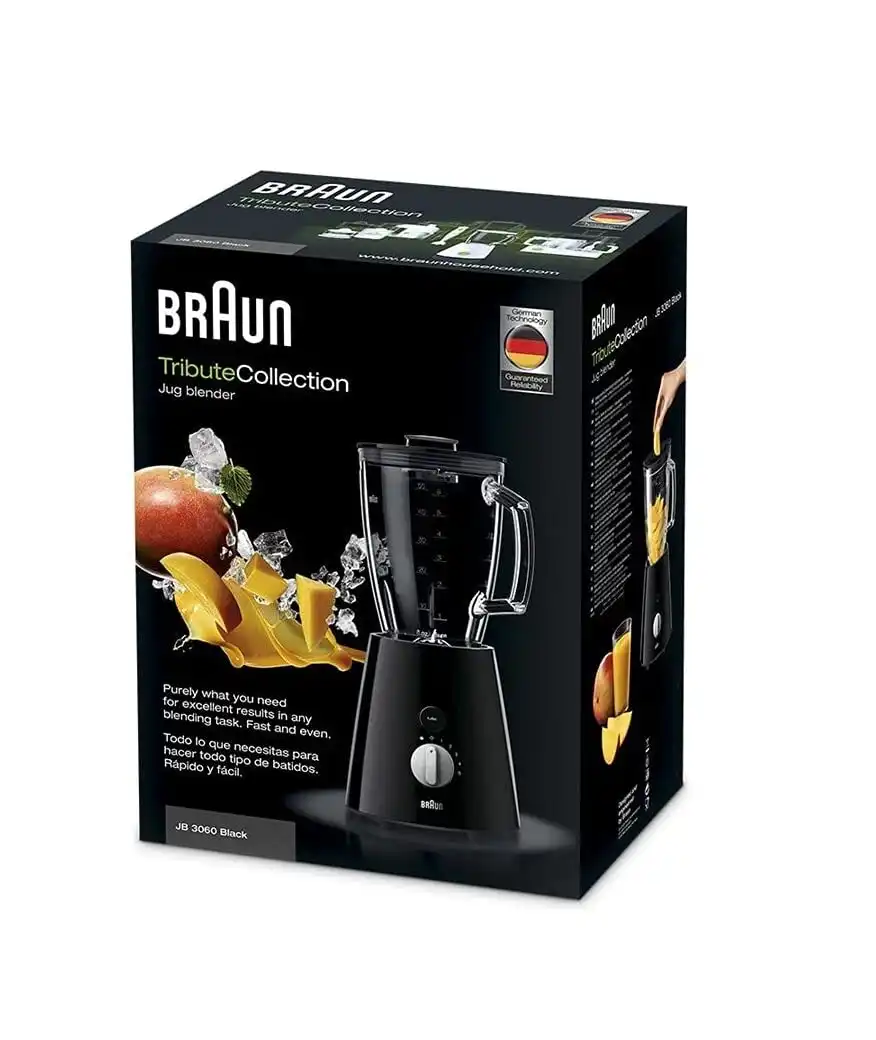 خلاط كهرباء براون 800 وات، 1.75 لتر، أسود -Jb3060 black