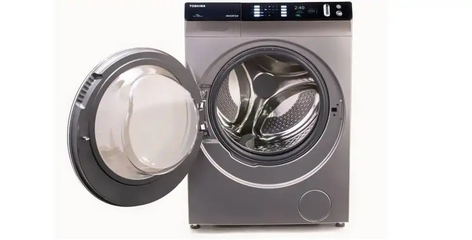 Toshiba Front Load Automatic Washing Machine, 10 KG, Inverter Motor, White - TW-BJ110W4EG(SK