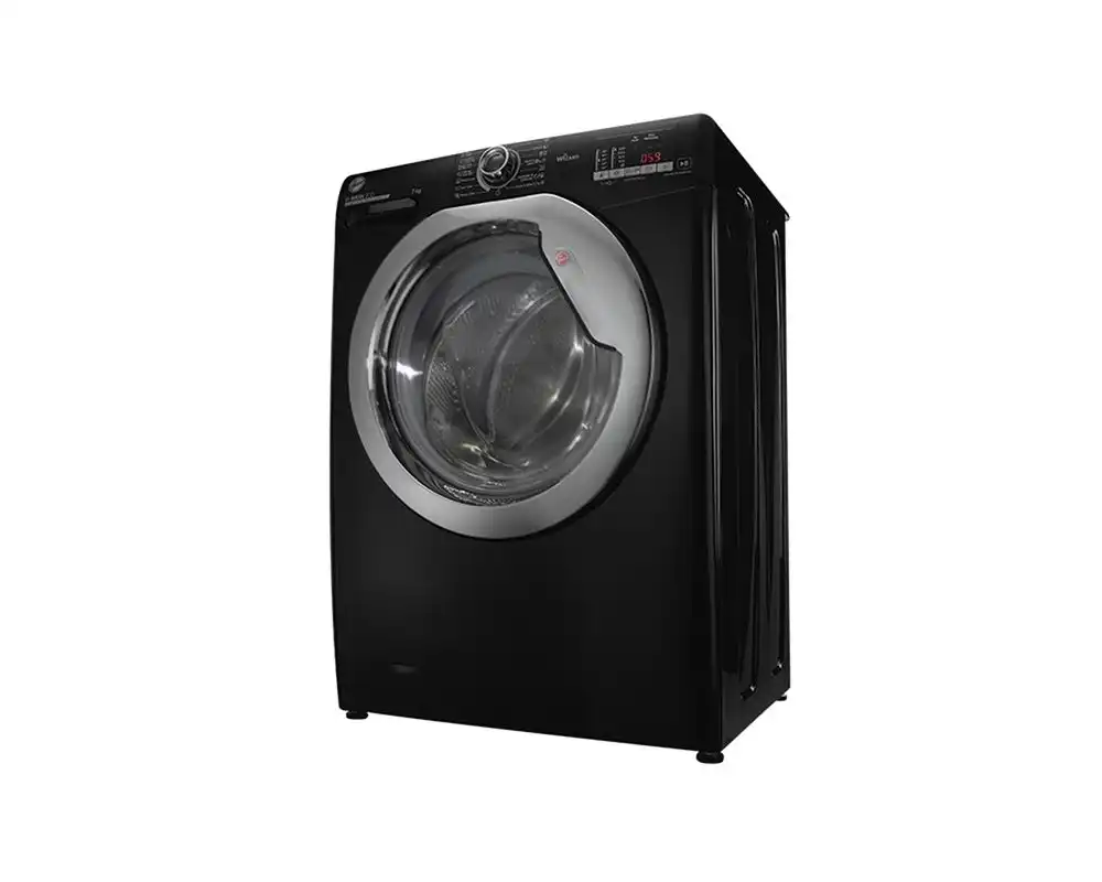 HOOVER Washing Machine Fully Automatic 8 Kg, Black - H3WS383TAC3B-ELA