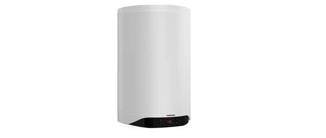 TORNADO Electric Water Heater 60 L , Enamel, Digital, White - TEEE-60DW
