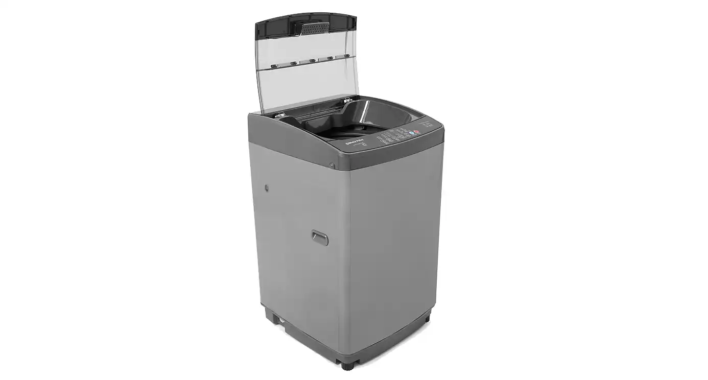 White Point Ghost Top Loading Washing Machine, 13Kg, Digital Display, Dark Gray - WPTL13DPGMA