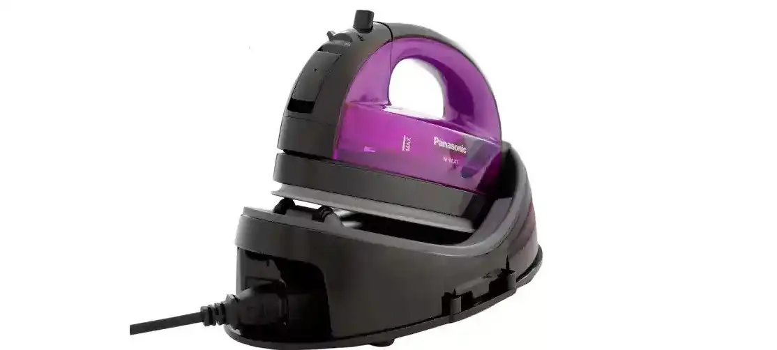 Panasonic Cordless Steam Iron, 1550 Watt, Purple-Black - NI-WL41