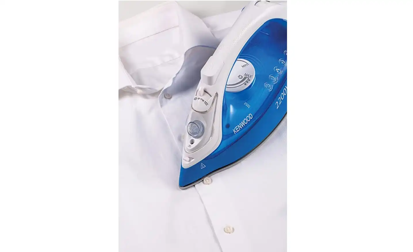 Kenwood Steam Iron, 2200 Watt, White / Blue - STP60.000WB