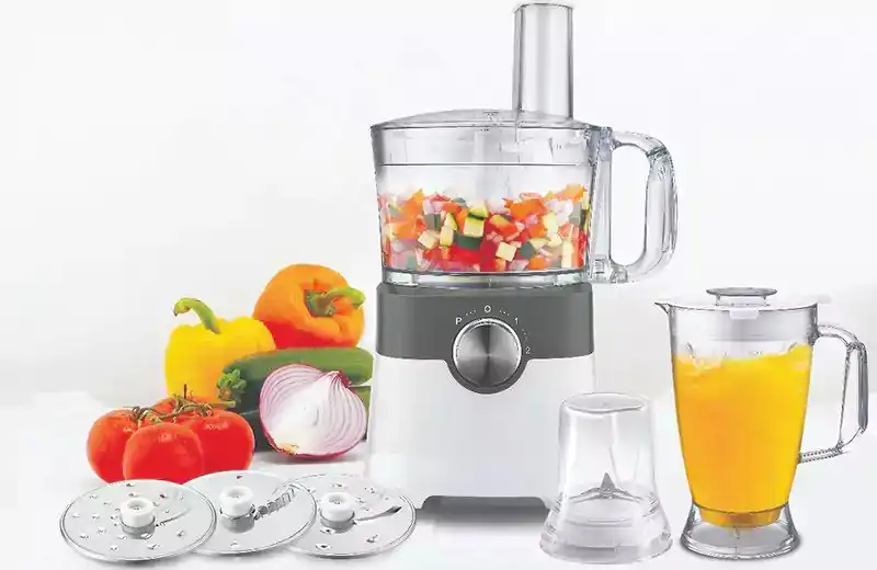 Fresh Food Processor, 1000 Watt, 1.8 Liter, Multifunction, White - FFP402