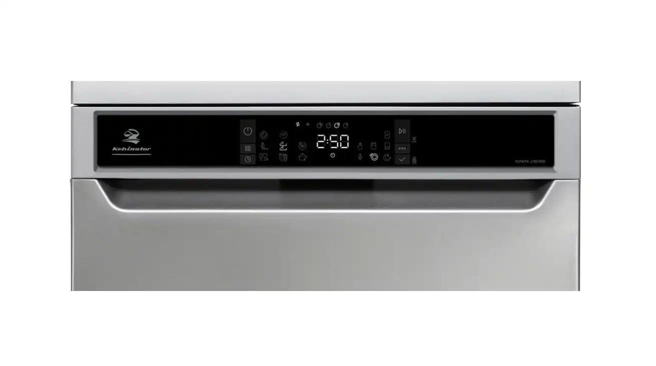 غسالة اطباق كلفنيتور، 15 فرد، 8 برامج، 60 سم، ستانلس ستيل - KDW14-J7617RX