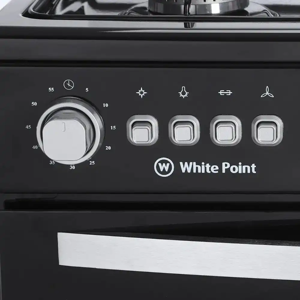بوتاجاز وايت بوينت، 5 شعلة، 90 سم، أسود - WWPGC9060BA