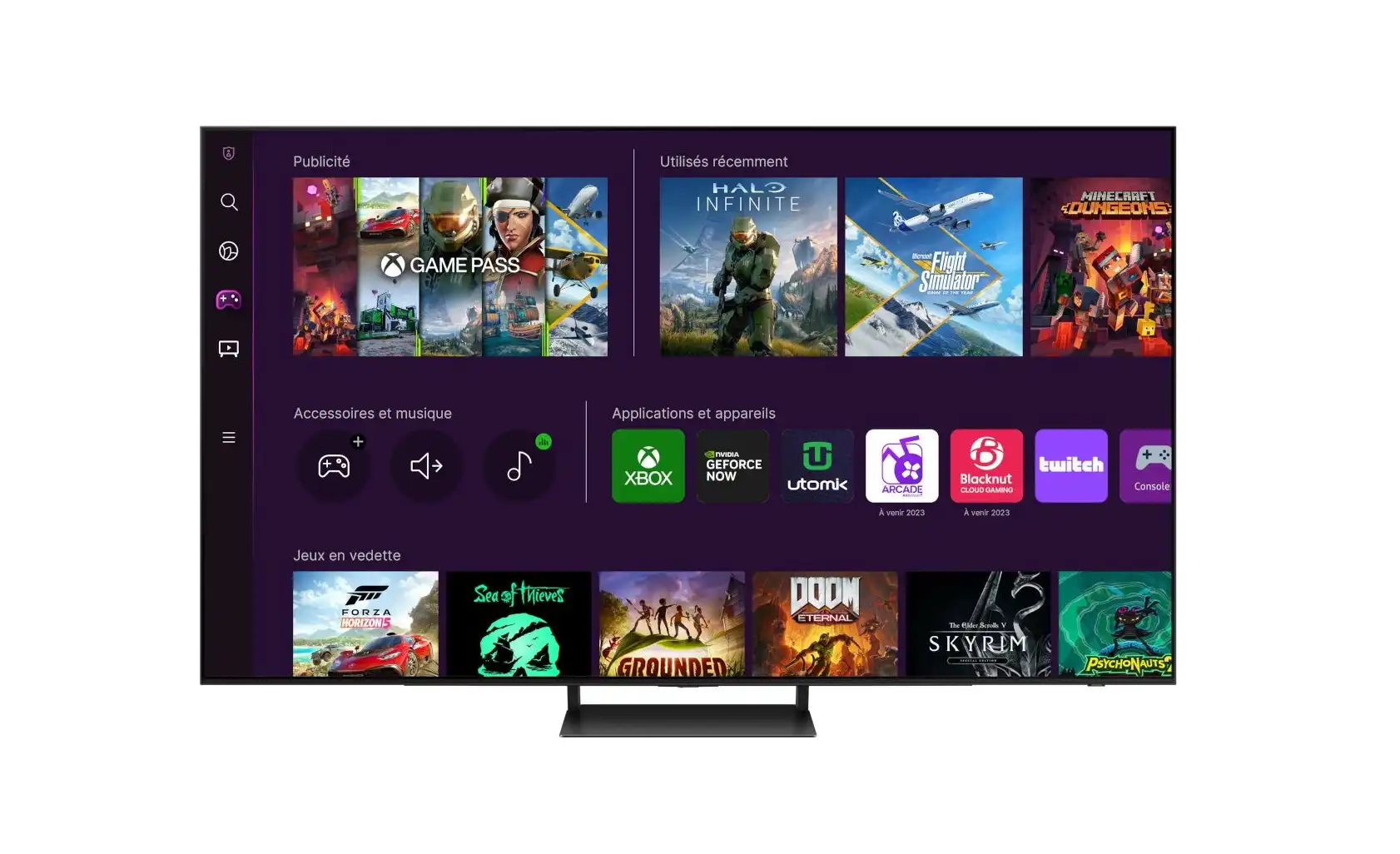 تلفزيون سامسونج 55 بوصة، 4K سمارت بريسيفر داخلي - 55S90C