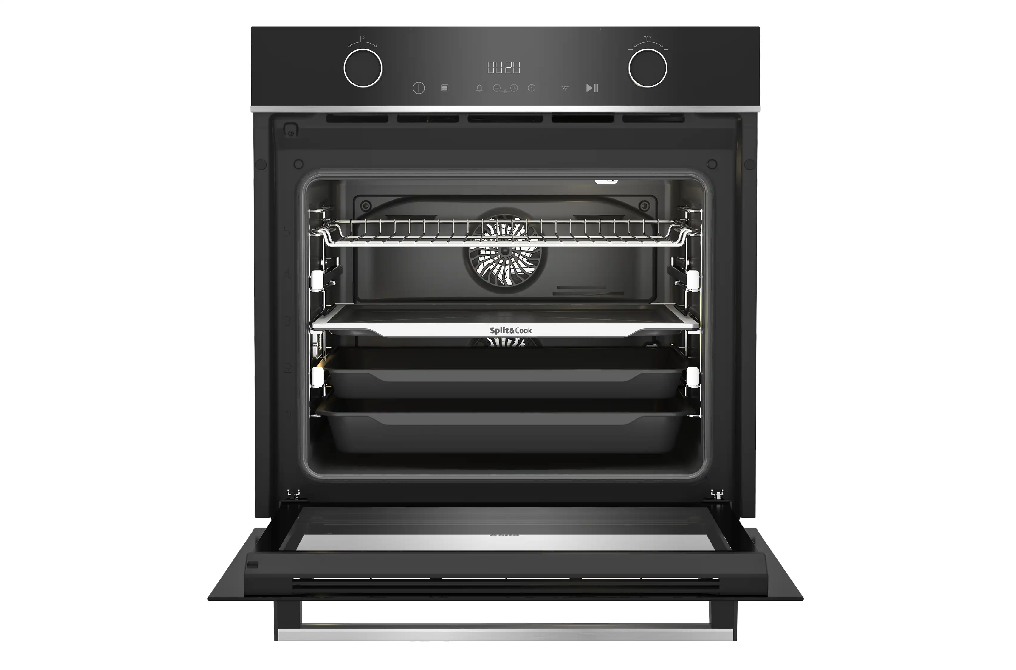 BEKO BUILT-IN ELECTRIC OVEN WITH ELECTRIC GRILL 72 LITER 60 CM BLACK BBVM13400XDS