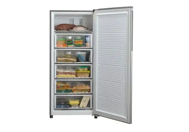TOSHIBA Deep Freezer, No Frost, 5 Drawers, 223 Liter, Silver - GF-22H-SL