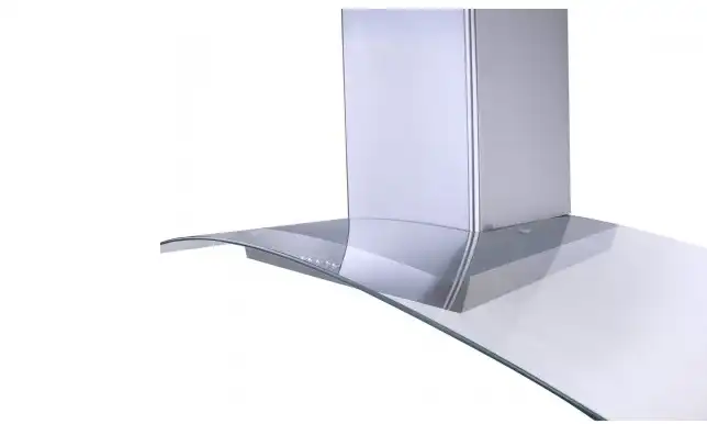 purity Decorative Hood, 3 Speeds, 90 cm, Silver - CAPPE INOX