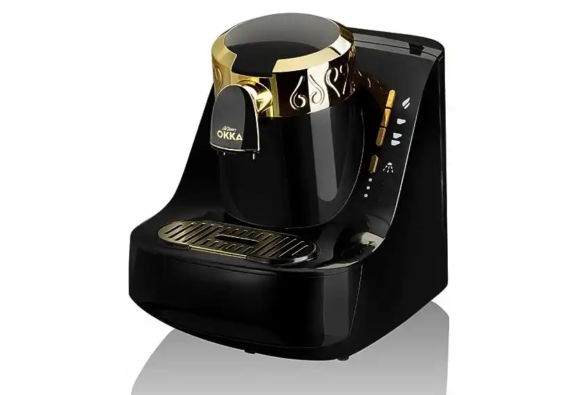 Arzum Okka Turkish Coffee Maker, 710 Watt, Black / Gold, OK008