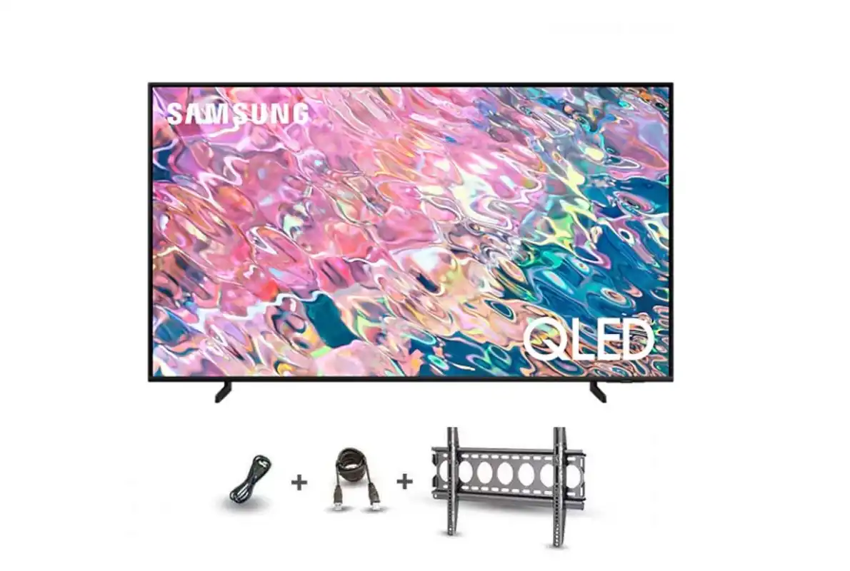 تلفزيون سامسونج سمارت 85 بوصة، QLED بدقة 4K مع ريسيفر داخلي - 85Q60C
