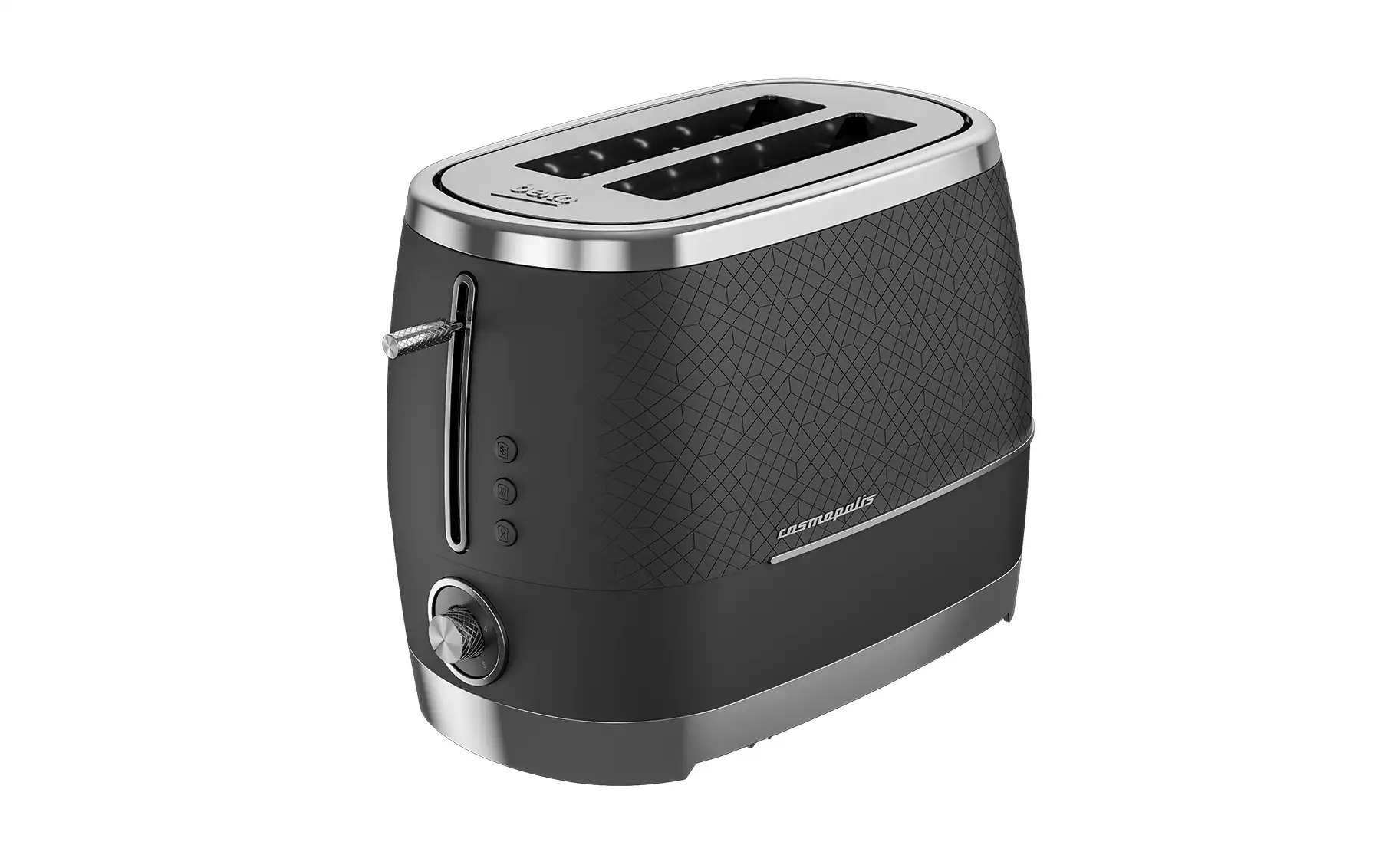 beko Toaster, 2 Slices, 900-Watt, Silver - TAM 8202 B