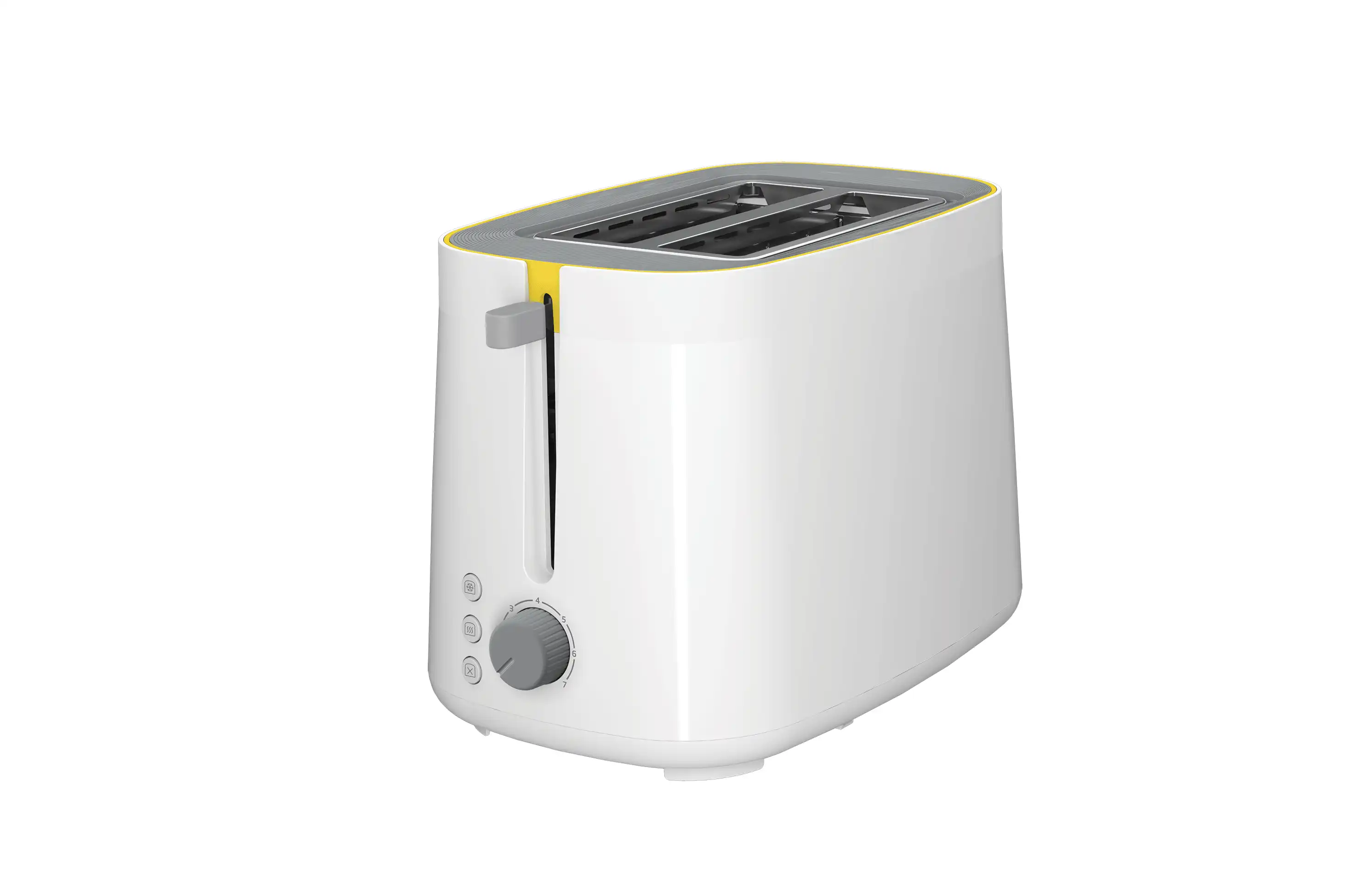 beko Toaster, 2 Slices, 800-Watt, White - TAM 4220 W
