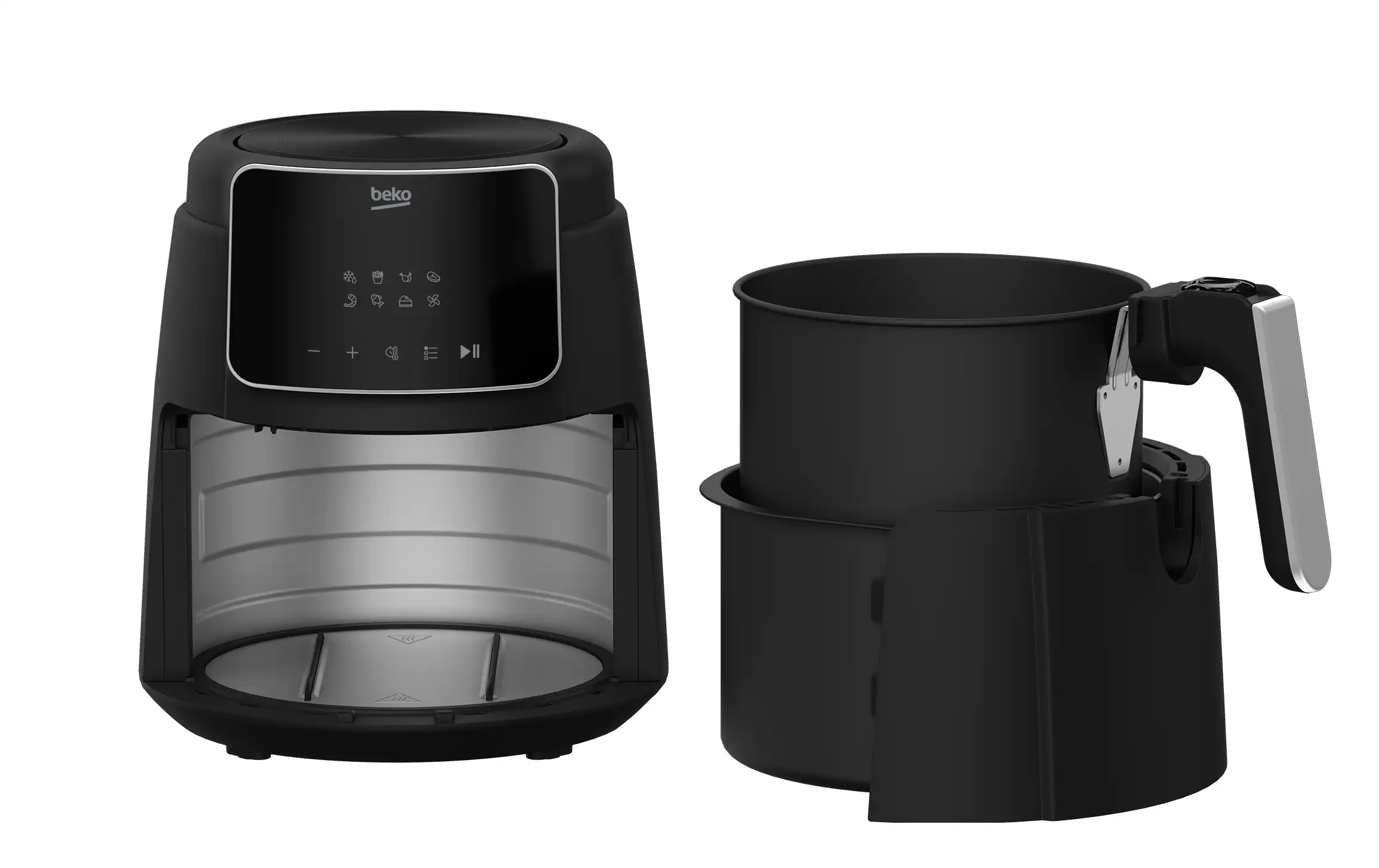 Beko Air Fryer, 4.7 L, 1500 W, Black - FRL 2244 B