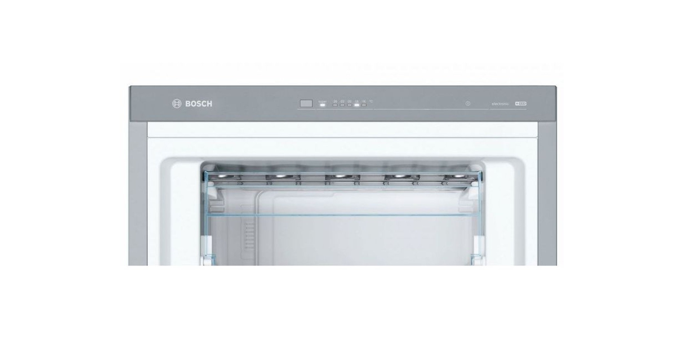 Bosch Upright Freezer, 7 Drawers, 242 Liters, Silver - GSV33VI3E8