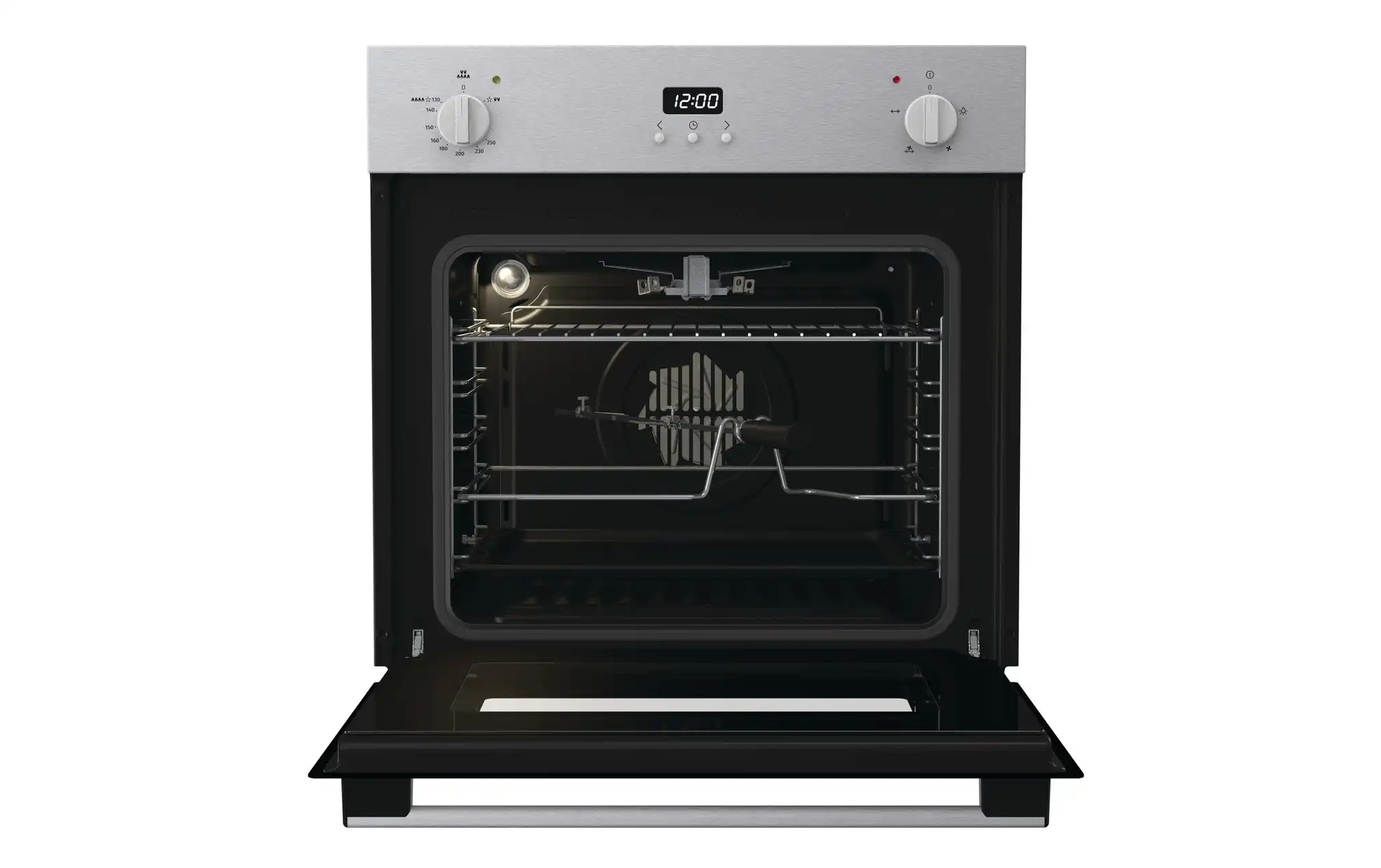 Gorenje Built-In Gas Oven, 60 cm, Stainless steel / Black - BOG6632E01X