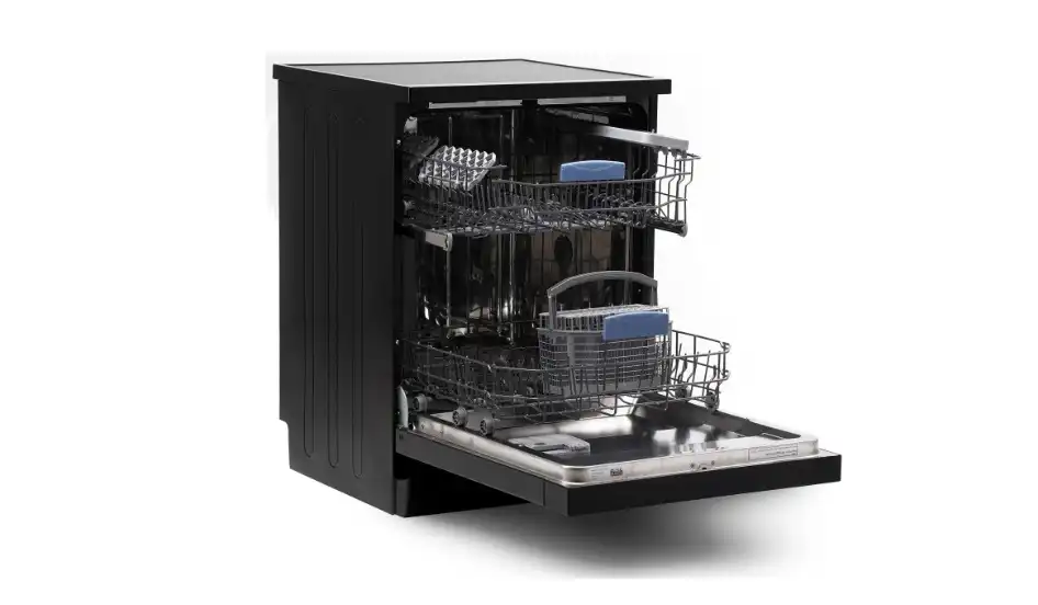 White Point Dishwasher, 14 Place Setting, 8 Programs, Digital Display, 60 Cm, Black - WPD148HDB
