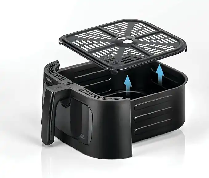 Black & Decker XXL Air Fryer, 5.8 L, 1800W, Touch Screen, 12-in-1 With Rapid Hot Air Circulation For Frying, Grilling, Broiling, Roasting, and Baking, Black - AF5800-B5
