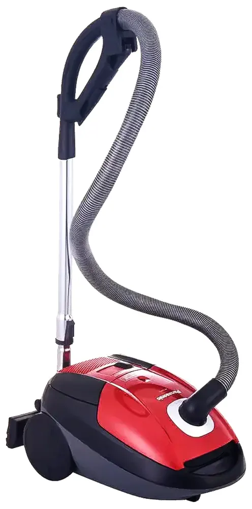 Panasonic Deluxe Series Bagged Vacuum Cleaner, 1900 Watt, Red  - MC-CG711