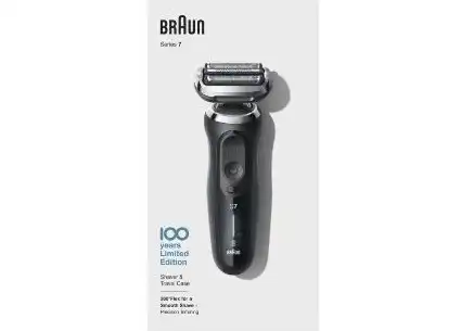 Braun Electric Hair Clipper for men, series 7, for dry & wet use, Black - MBS7