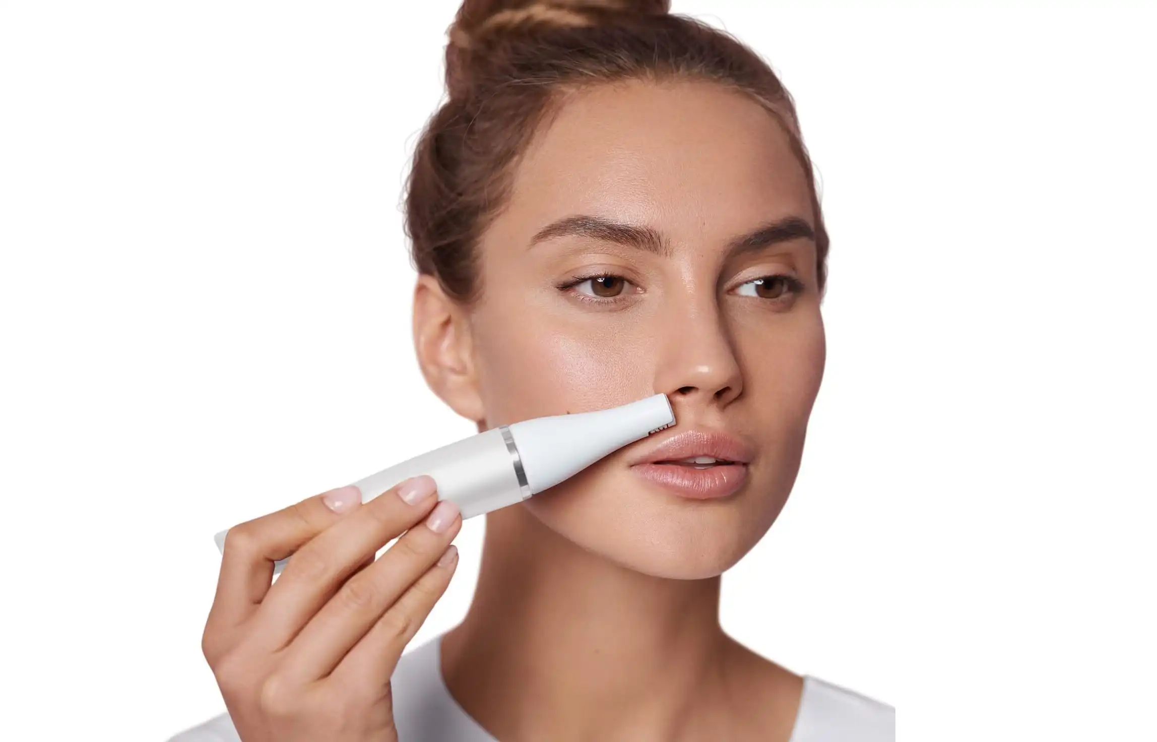 Braun Facial Epilator with Cleansing Brush, White - Face 831