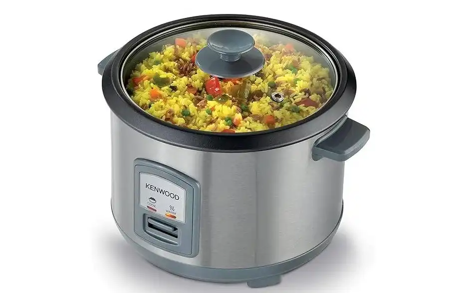 Kenwood Rice Cooker With Steamer, Large 1.8 l. International Warranty -  RCM45.000SS