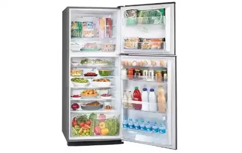 ثلاجة تورنيدو، نوفروست، 304 لتر، استانلس غامق - RF-33FT-DST