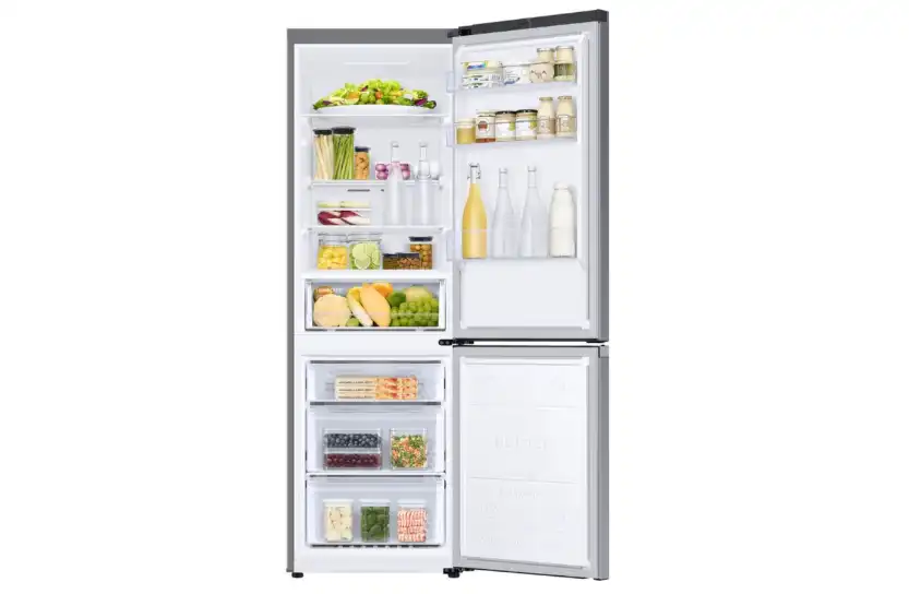 Samsung No Frost Refrigerator, 340 Liters, Silver - RB34C671ES9/MR