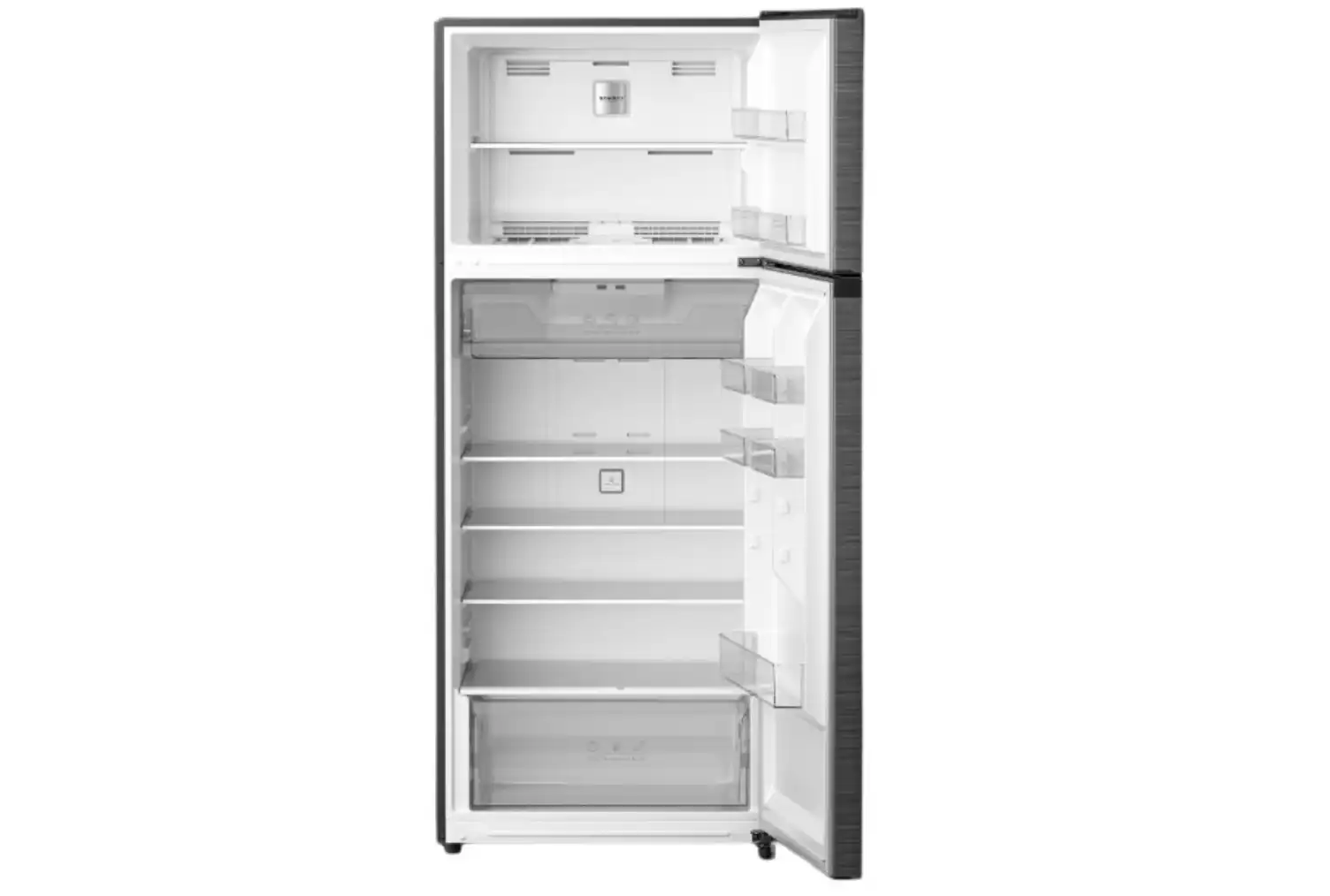 Midea Refrigerator No Frost , 535 litres, 2 Doors, Inverter, Digital, Silver - MDRT723MTN46D