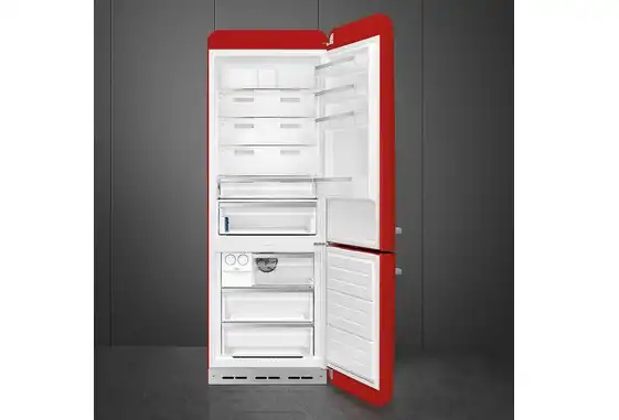 SMEG Freestanding Refrigerator, Defrost, 2 Doors, 323 Liter, Red - FAB 32 R RD 3
