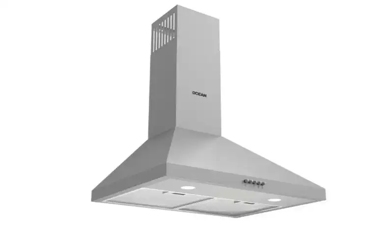 Ocean Pyramid Built In Hood, 60 Cm, ٍ Silver - OWCHR 66I CF